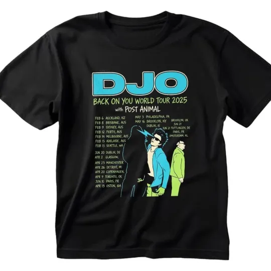 Discover DJO World Tour Shirt 2026, Indie Alternative Concert Tee