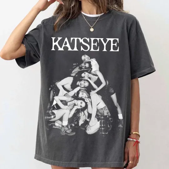 Discover Katseye Tour Tee Beautiful Chaos Tour 2026 T-Shirt Katseye Band Shirt Unisex