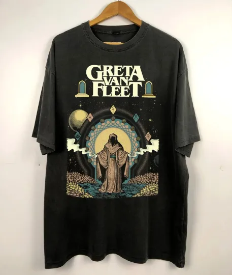 Discover RARE! Greta Van Fleet Rock Band World Tour 2025-2026 Unisex T-Shirt Cotton HOT