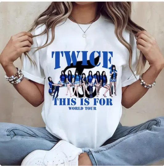 Discover TWICE This Is For World Tour 2026 Shirt K-Pop Concert Fan Tee