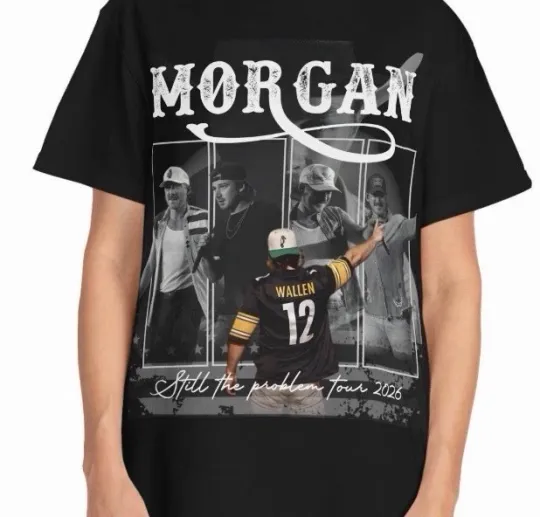 Discover Wallen Western Still The Problem 2026 Tour Merch Custom T-Shirt Unisex Size S-3XL