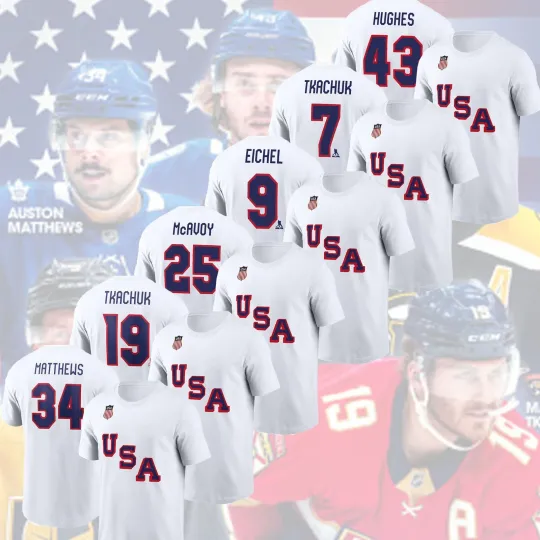 Discover HOT NEW! White's US Hockey 2026 Player Name & Number Gift For Fans