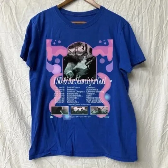 Discover LSD and the Search for God Tour Winter 2026 T Shirt