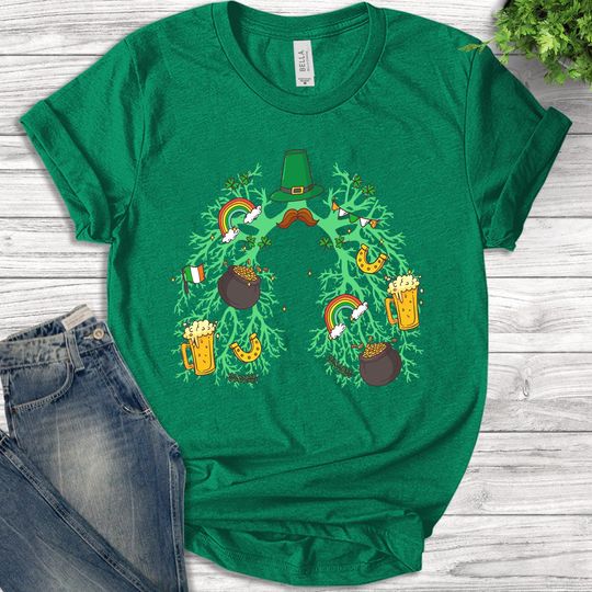 Discover St Patricks Respiratory Therapist Shirt/Lucky Respiratory Therapy Shirt/St Patricks Day RT Shirt/Lung St Patricks Shirt O-31012324