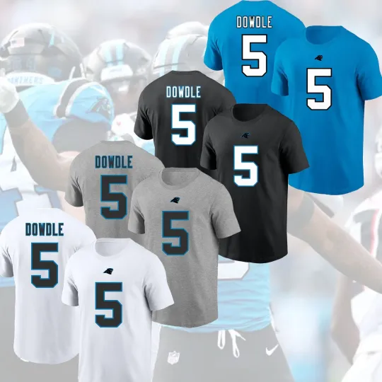 Rico Dowdle #5 Carolina Football 2025 Name & Number Gift For Fans