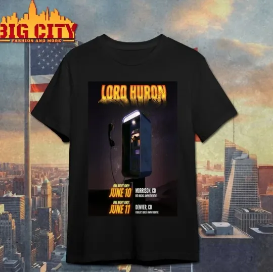 Discover Lord Huron June 10 11 2026 Colorado Tour Poster Shirt