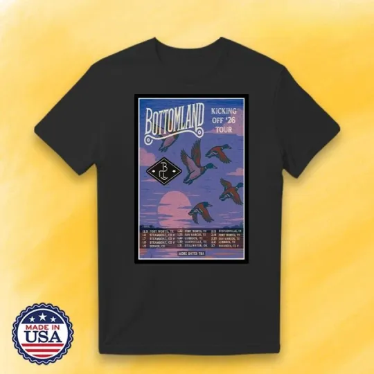 Discover Bottomland Kicking Off Tour 2026 T-Shirt