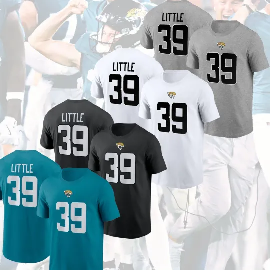 Cam Little #39 Jacksonville Football 2025 Name & Number For Fans