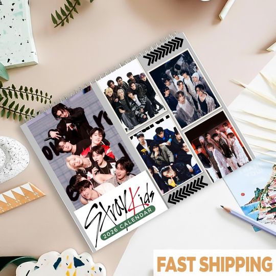 Discover SKZ 2026 Wall Calendar: KPop Stray Kids Monthly Planner