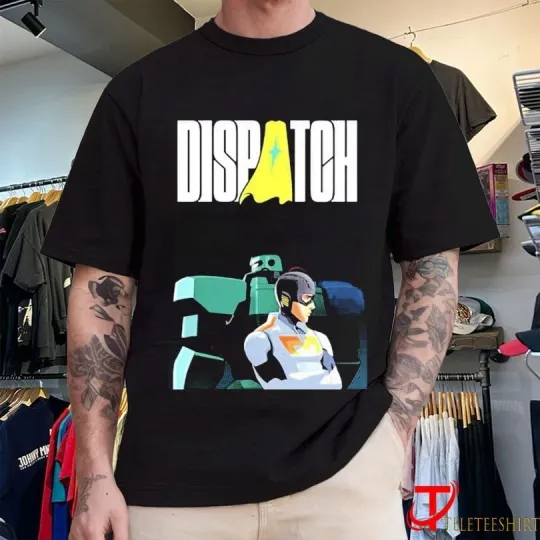 Discover Dispatch Hero And Robot Team T-shirts