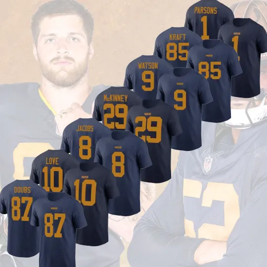 Discover Green Bay Football Navy The 1923 Classic Game Name & Number Fan Gifts