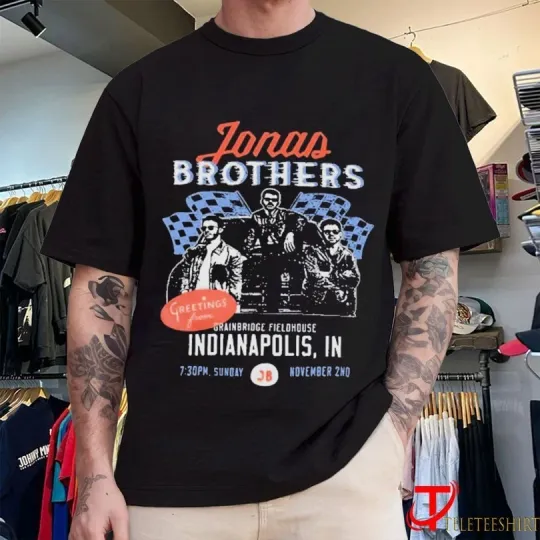 Discover Jonas Brothers Dec 9 2025 Indianapolis IN Little Rock, AR T-shirts