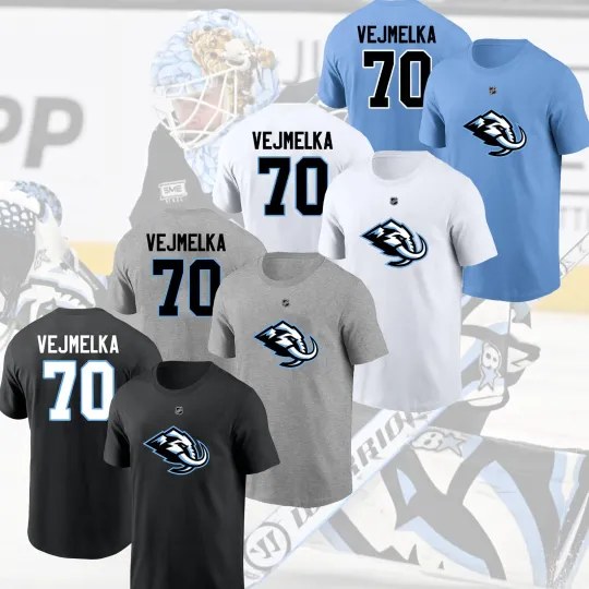 Discover Karel Vejmelka #70 Utah Mammoth 2025 Name & Number Gift For Fans
