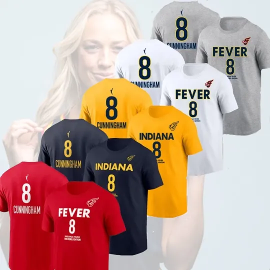 Discover Sophie Cunningham #8 Indiana Fever  Fan Gear – Multicolor S–5XL Edition