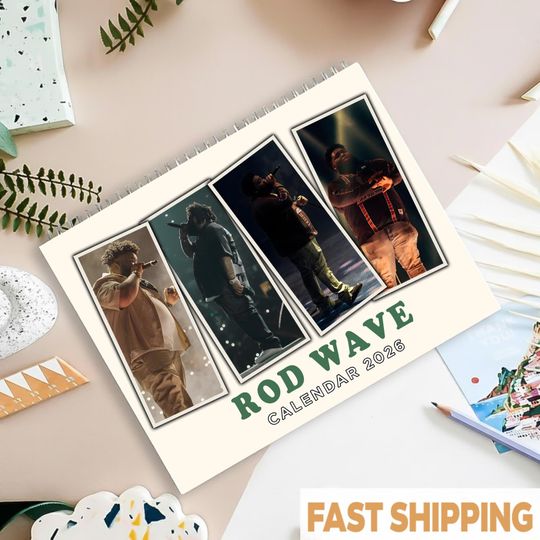 Discover Rod 2026 Wall Calendar, Nostalgia Album Poster Wall Art, Rapper Monthly Planner