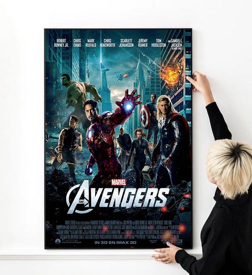 Discover The Avengers Movie Poster High Quality Print Photo Wall Art Canvas Cloth Multi size