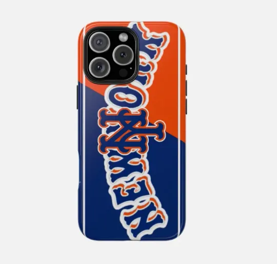 Discover New York Mets MLB Phone Case Baseball Tough Phone Case iPhone 13 - 17 Pro Max