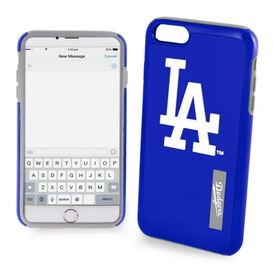 Discover FOCO MLB Los Angeles Dodgers Dual Hybrid Case for iPhone 6 + & 6S + (5.5")
