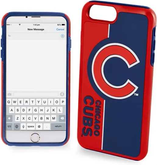 Discover FOCO MLB Chicago Cubs Bold Case for iPhone 8+, 7+, 6+, 6S+ (5.5")