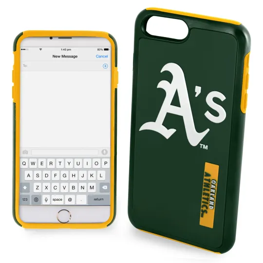 Discover FOCO MLB Oakland A's Hybrid Case for iPhone SE (2020-22), 8, 7, 6 & 6S (4.7")
