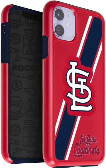 Discover FOCO MLB St. Louis Cardinals Dual Hybrid Case for iPhone 11 & XR (6.1")