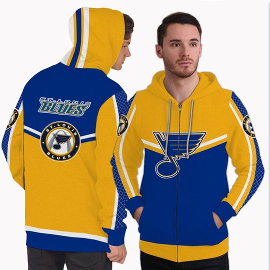 Gorgeous Fitting St. Louis Blues Zip Hoodie