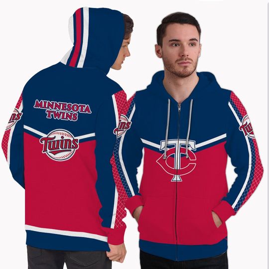 Discover Gorgeous Fitting Minnesota Twins Zip Hoodie