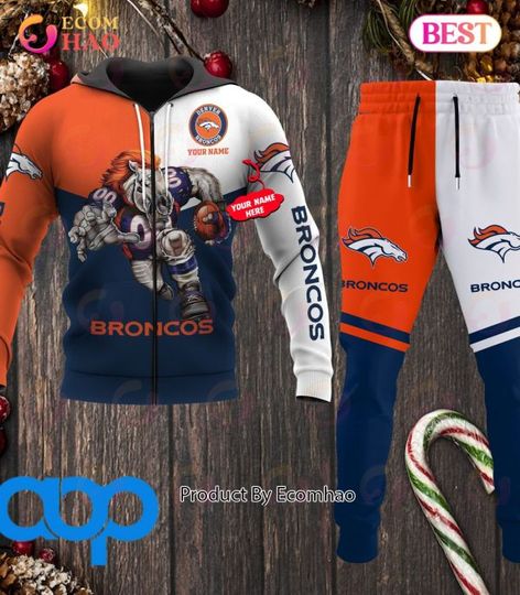 Denver Broncos Football Personalized Combo 3D Hoodie, Zip Hoodie And Joggers Sports Fans