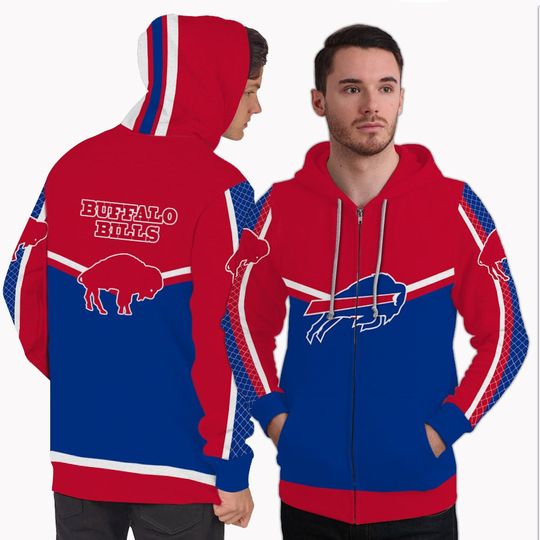 Discover Gorgeous Fitting Buffalo Bills Zip Hoodie