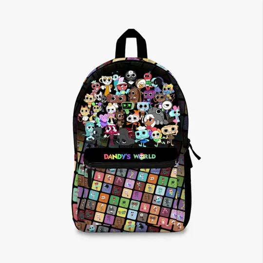Discover Game Backpack for Dandy's World, Adventure Travel Bag, Gamer Gift, School Bookbag