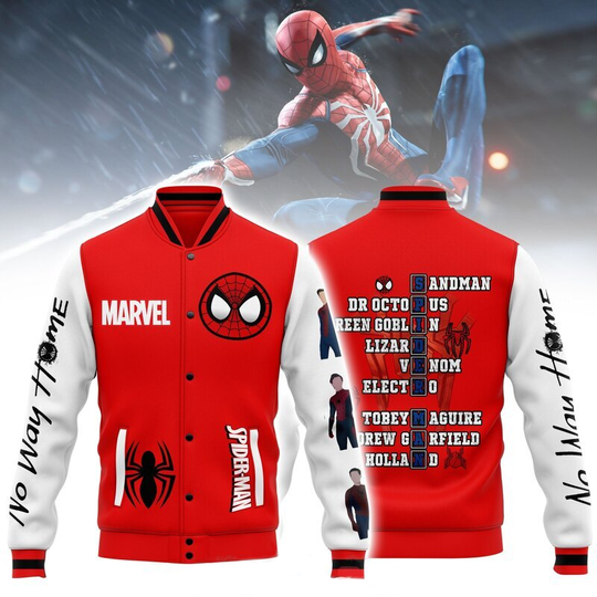 Discover Marvel Spider Man No way home baseball jacket