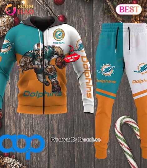 Miami Dolphins Football Personalized Combo 3D Hoodie, Zip Hoodie And Joggers Sports Fans