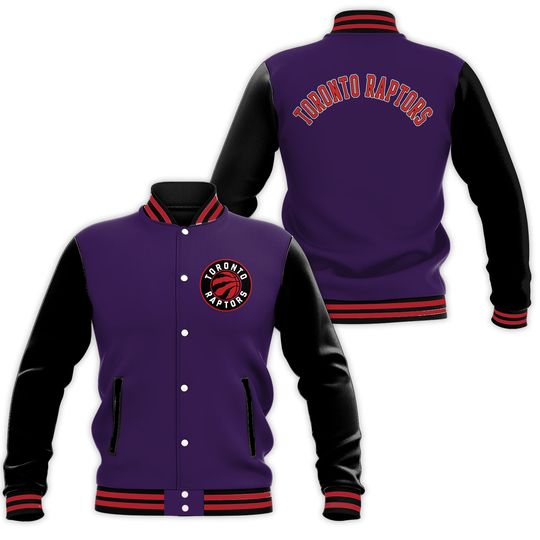 Toronto Raptors Baseball Jacket, Basketball Team Fan Gift