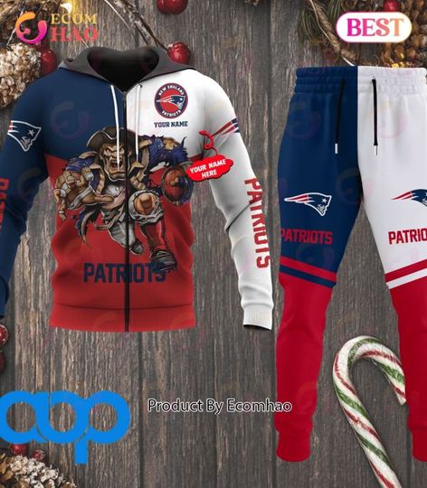 New England Patriots football Personalized Combo 3D Hoodie, Zip Hoodie And Joggers Sports Fans
