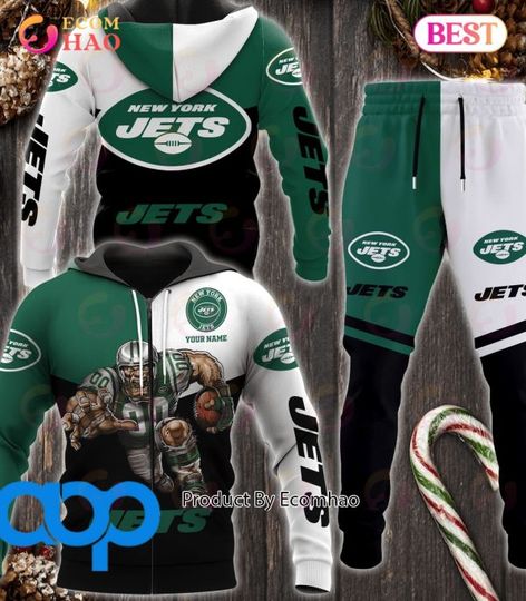 New York Jets Football Personalized Combo 3D Hoodie, Zip Hoodie And Joggers Sports Fans