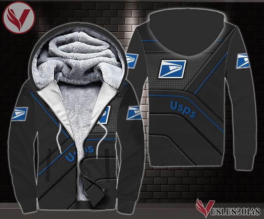 Postal Service 3D Fleece Zip Hoodie, Gift For Father, Employee