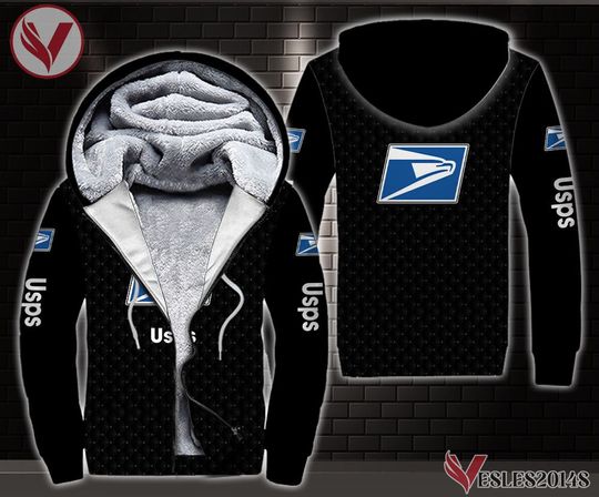 Dot Postal Service Black Fleece Zip Hoodie, Gift For Father, Employee