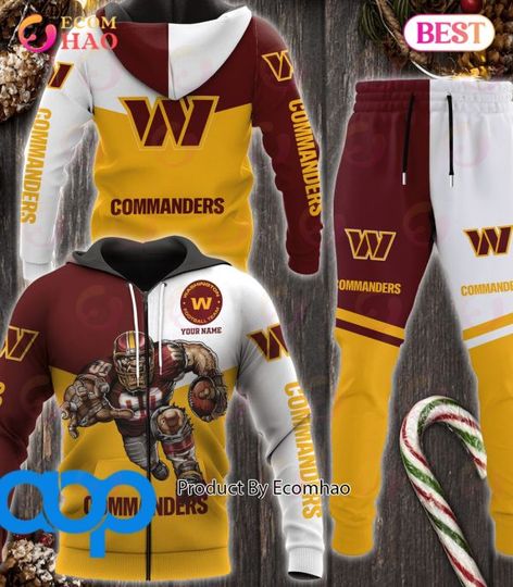 Washington Commanders football Personalized Combo 3D Hoodie, Zip Hoodie And Joggers Sports Fans