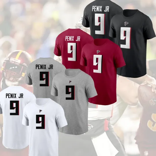 Discover Michael Penix Jr. #9 Atlanta 2025 Name & Number For Fans