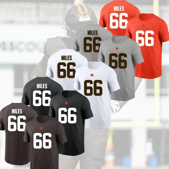 Discover Joshua Miles #66 2025 Name & Number Fan Gifts