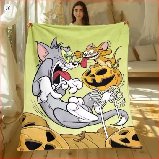 Discover Tom Jerry Cartoon Printed Blanket Tom And Jerry Movie Fleece Blanket