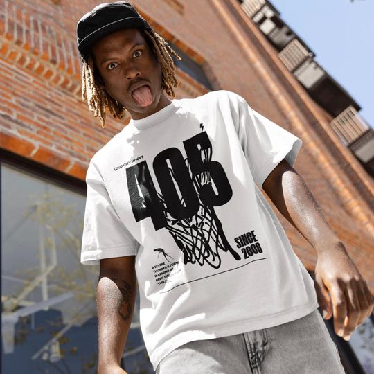 Discover OKC Hoops Loud City Graphic Tee, Basketball Fan Shirt