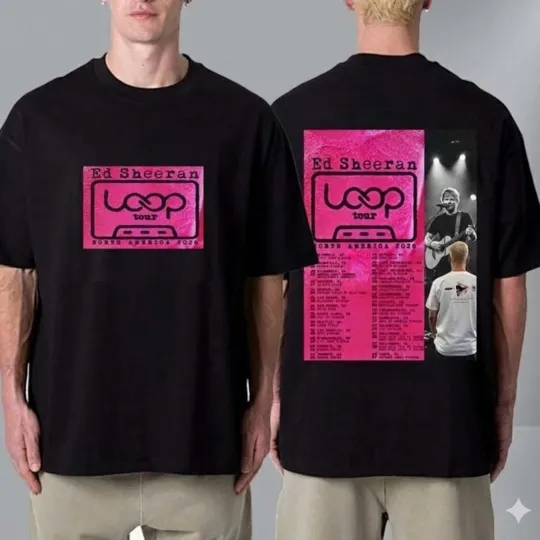 Discover Ed Shee Favorite Artist Loop Tour T-shirt, 2026 Concert Tee