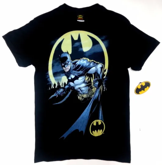 Batman The Dark Knight Bat Signal T-Shirt Licensed Classic Fit