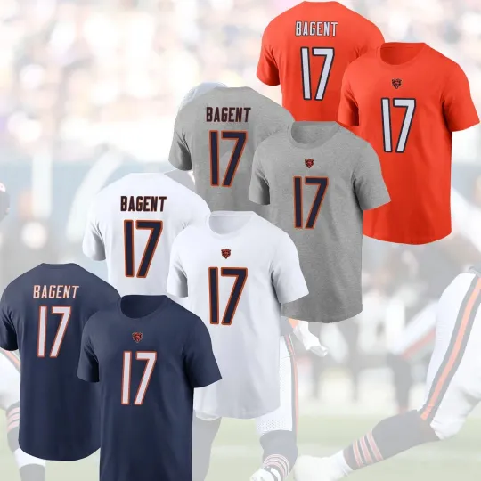Discover Ty.son Ba.gent #17 Chi.ca.go Bear 2025 Name & Number For Fans