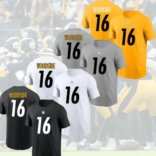Discover Lo.gan Woodside #16 Pitts.burgh Football 2025 Name & Number For Fans