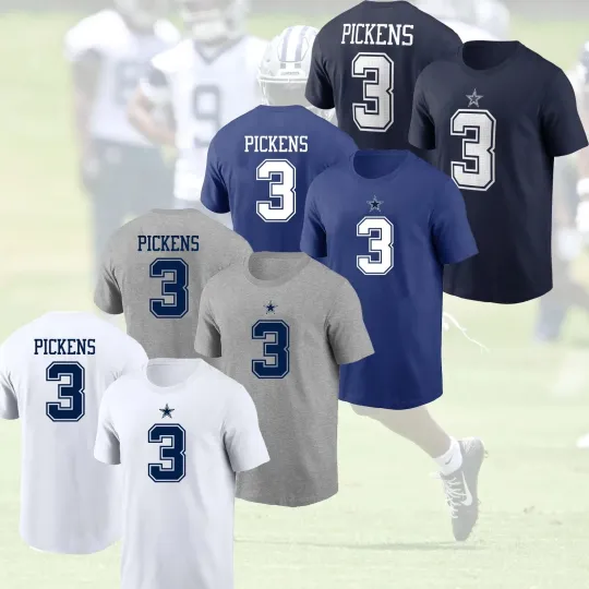 Discover George Pic.kens #3 Da.llas Cow.boy 2025 Name & Number For Fans