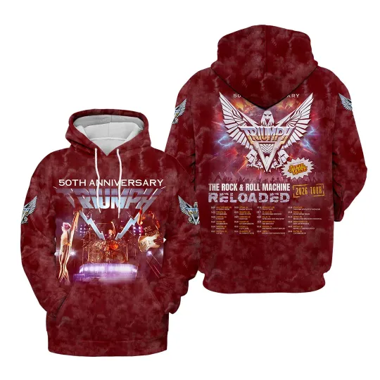 Discover Triumph Rock Band the rock and roll machine 3D Hoodie