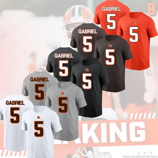 Discover Welcome Dillon Gabriel #5 Cleveland Football 2025 Name & Number For Fans