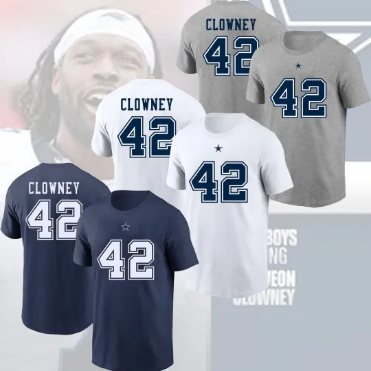 Discover Jadeveon Clowney #42 Dallas Football 2025 Name & Number For Fans